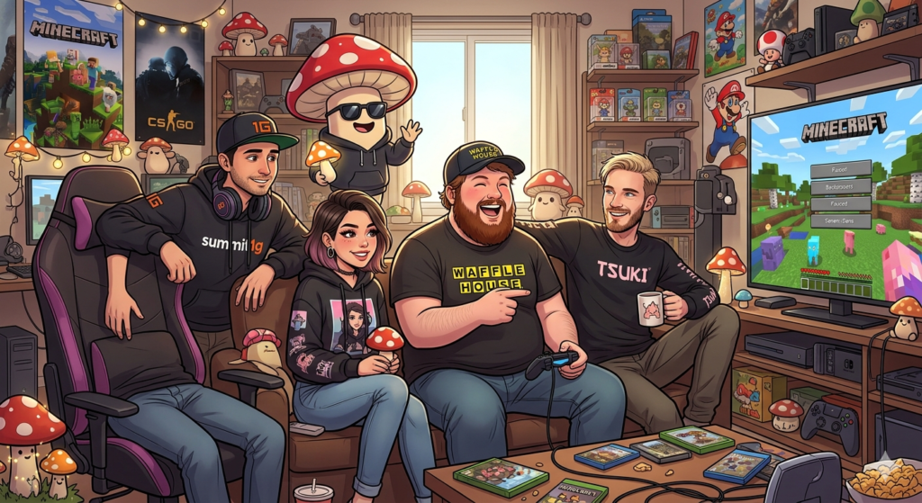 caseoh kylie summit1g shroom pewds