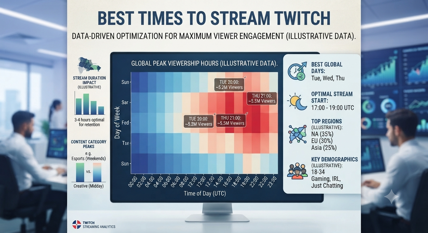 Best times to stream twitch