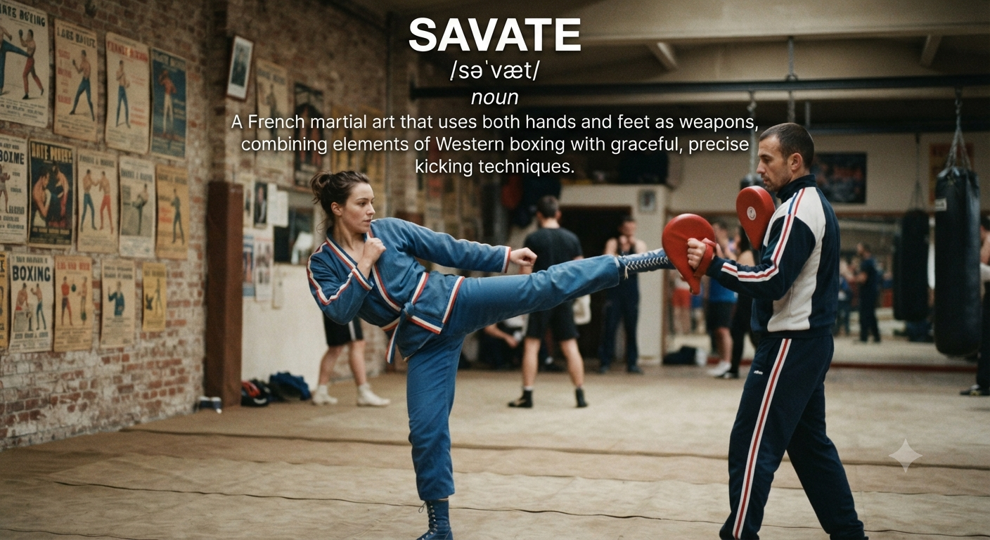 Savate définition in english