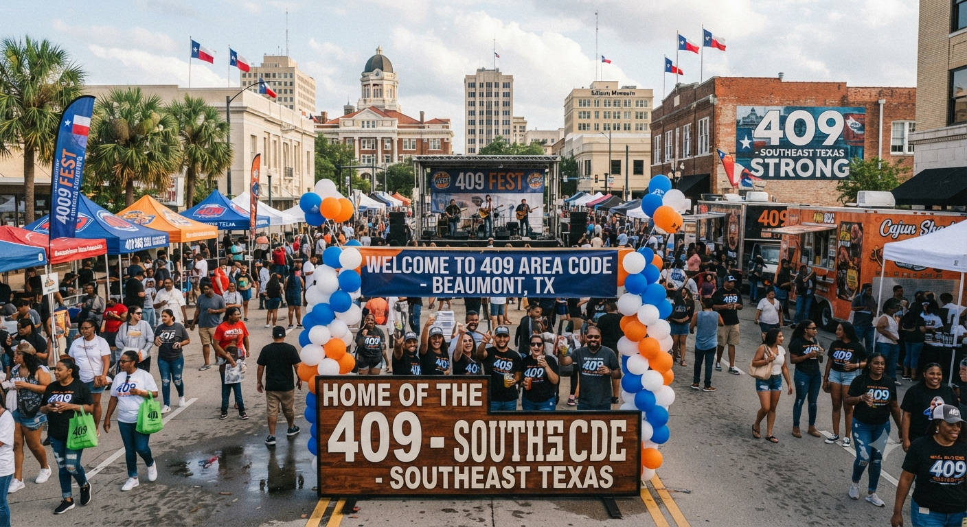 409area code