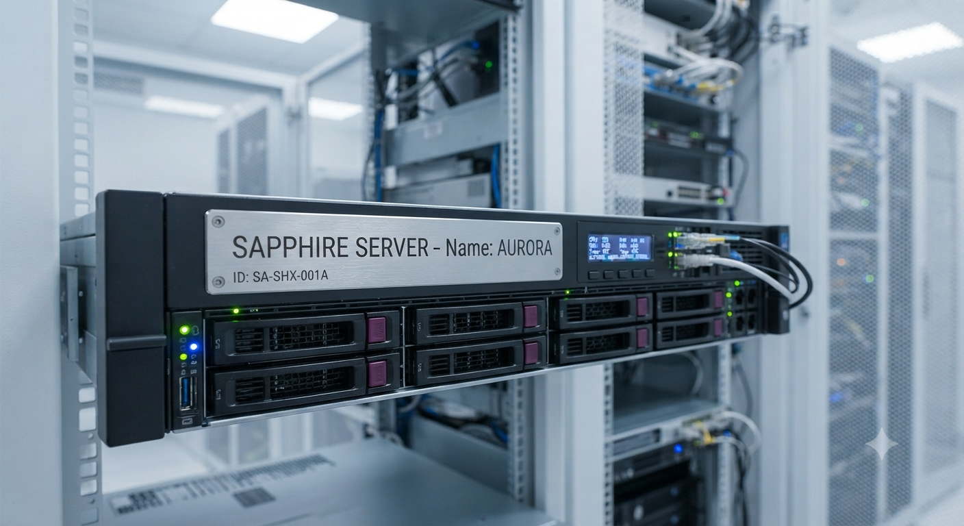 Whats mysaphhire server. name